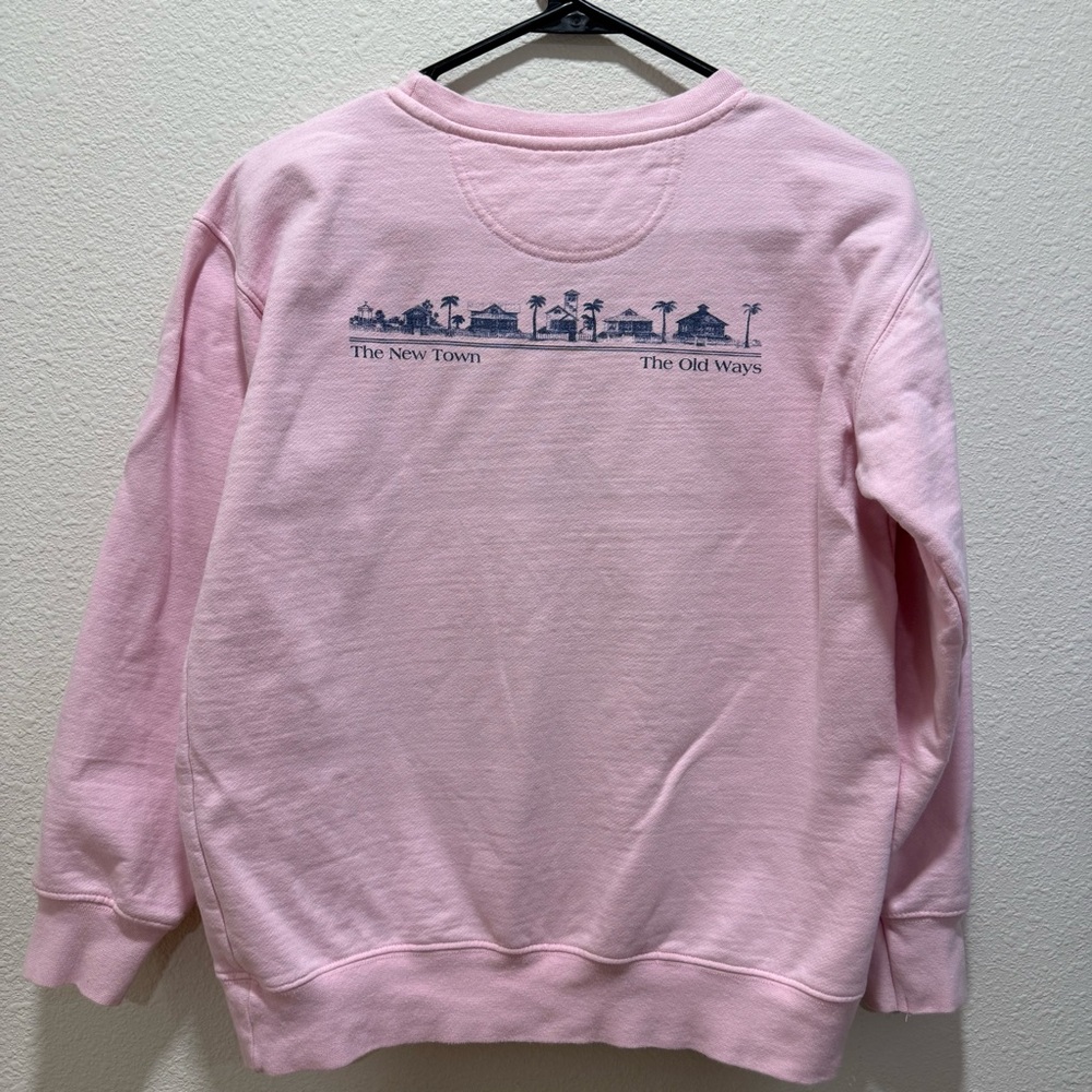 Seaside Women's Pink Crewneck Sweater - Picture 3 of 4